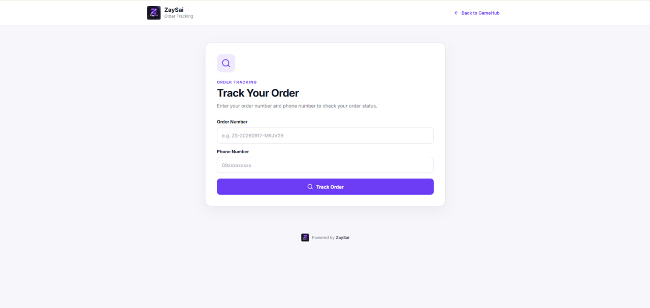 ZaySai product interaction